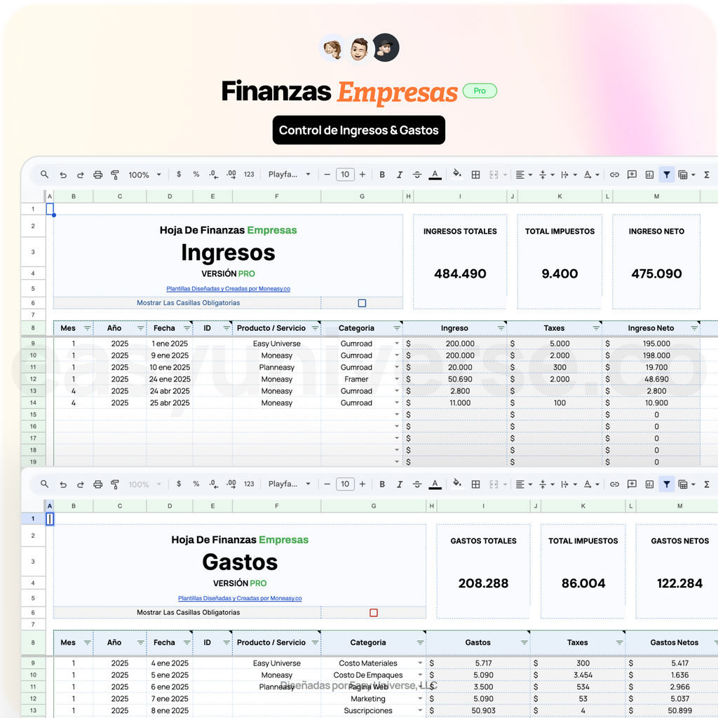 Finanzas Empresas Kit