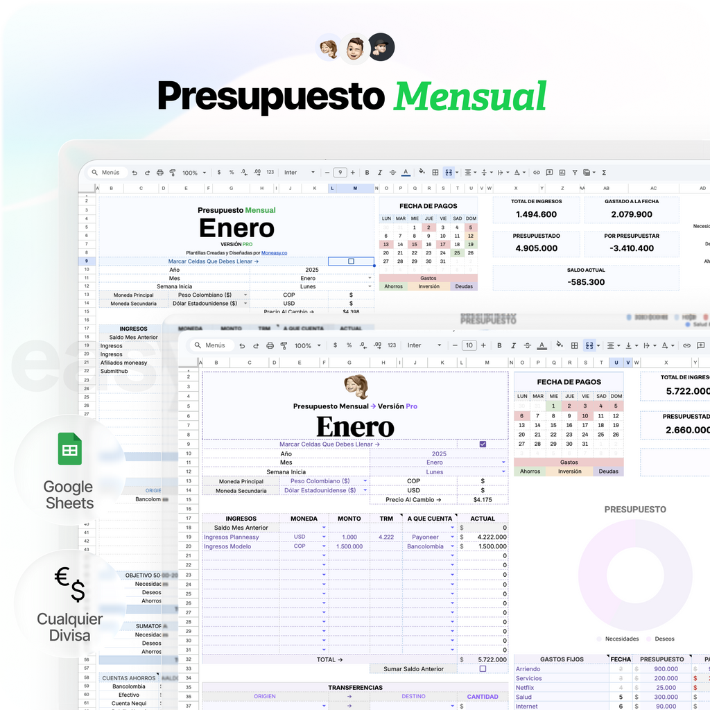 Presupuesto Mensual